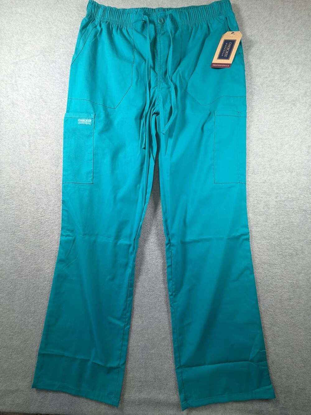 Cherokee Workwear Professionals Men's Scrub Pants, Style WW190, Turquoise